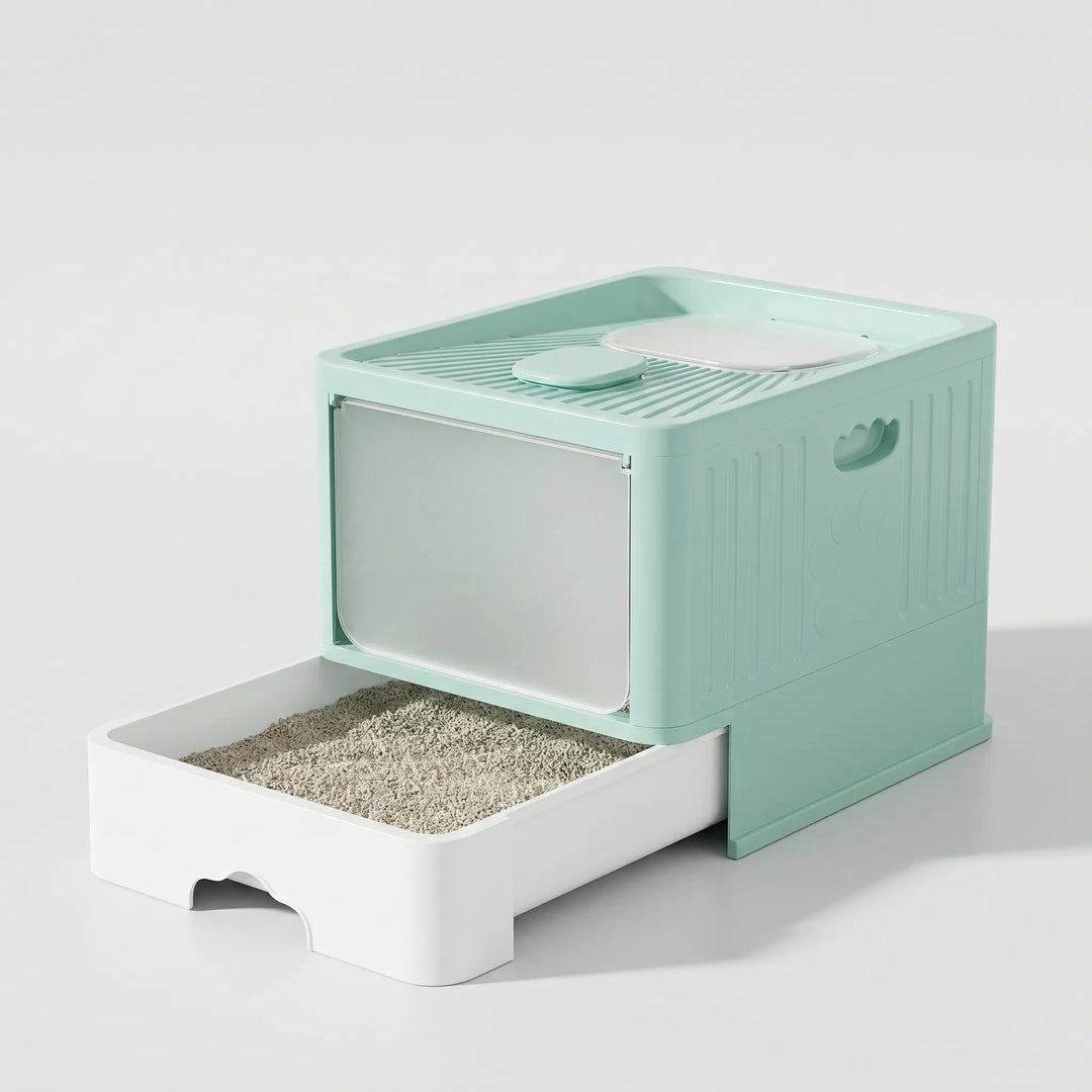 Geschlossene Katzentoilette Mit Schublade -  Lumexia