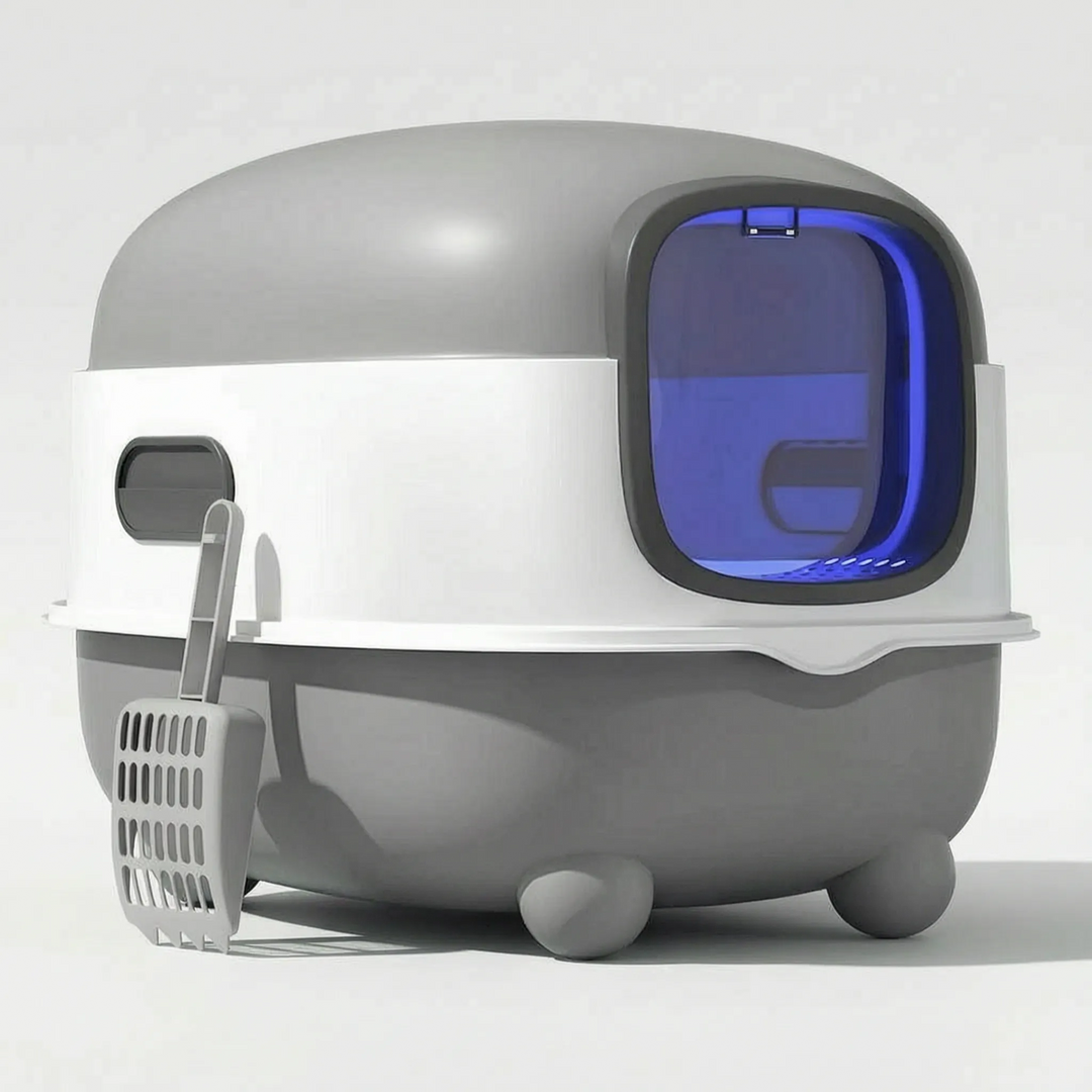 Geschlossene Katzentoilette Mit UV-Licht -  Lumibox