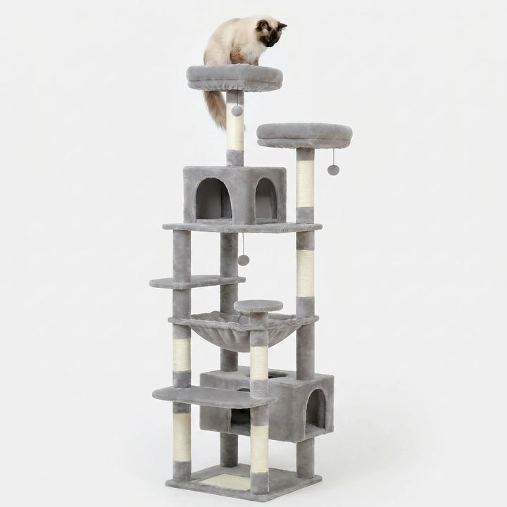 Großer Mehrstöckiger Kratzbaum Für Wohnungskatzen -  CatCastle