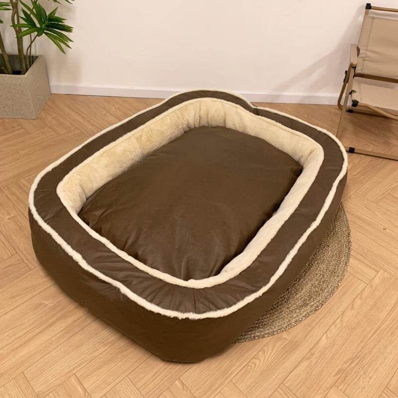 Großes Hundebett Mit Rand -  Zennox