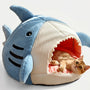 Haiformiges Höhlenbett Für Katzen -  Sharkcave