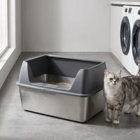 Halbgeschlossene Katzentoilette Mit Rand -  Tidara