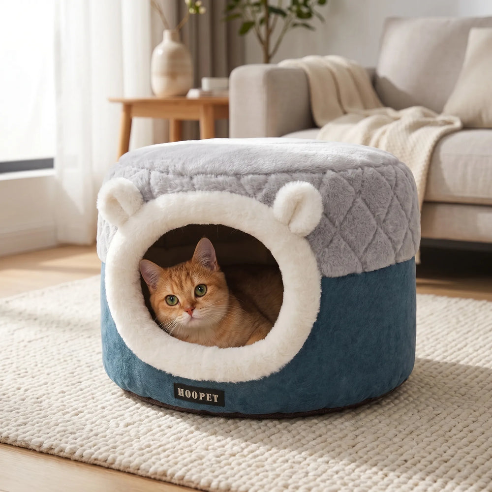 Halbgeschlossenes Haustierhaus Mit Eingang -  Cozycave