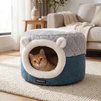 Halbgeschlossenes Haustierhaus Mit Eingang -  Cozycave