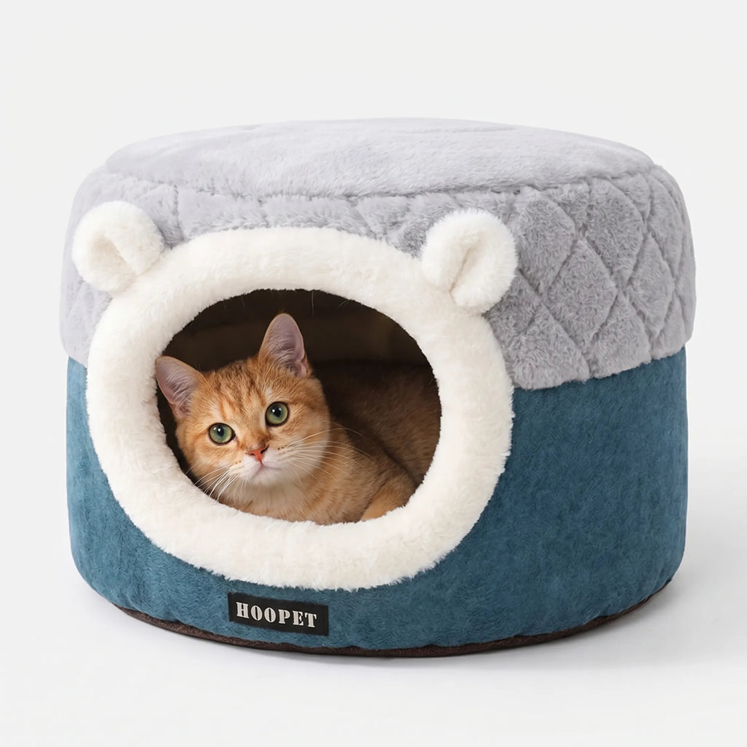Halbgeschlossenes Haustierhaus Mit Eingang -  Cozycave