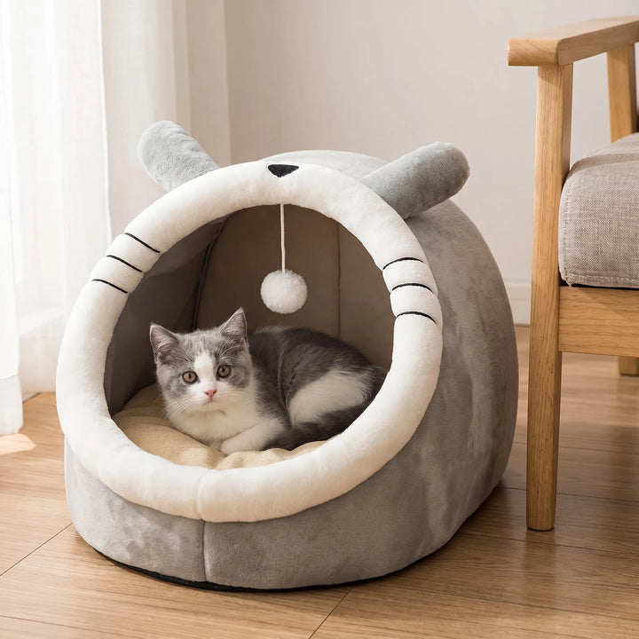 Halbgeschlossenes Katzenbett -  Purrla
