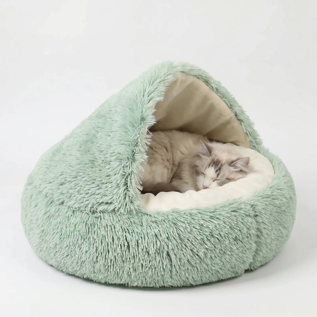 Halbgeschlossenes Kuschelbett Für Katzen -  Snugshell