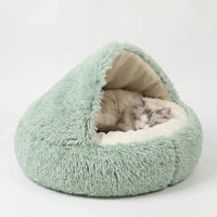 Halbgeschlossenes Kuschelbett Für Katzen -  Snugshell