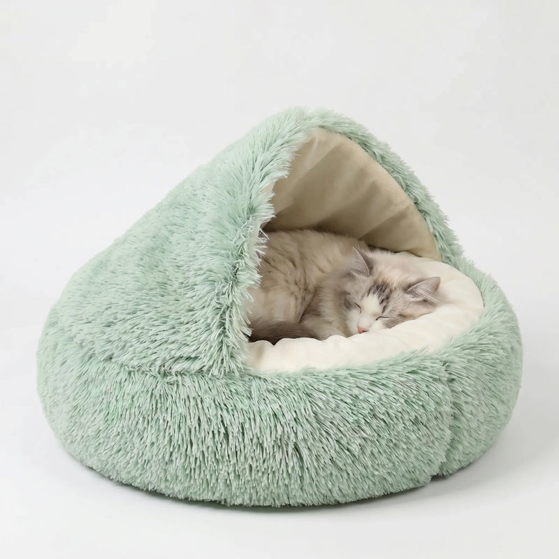 Halbgeschlossenes Kuschelbett Für Katzen -  Snugshell