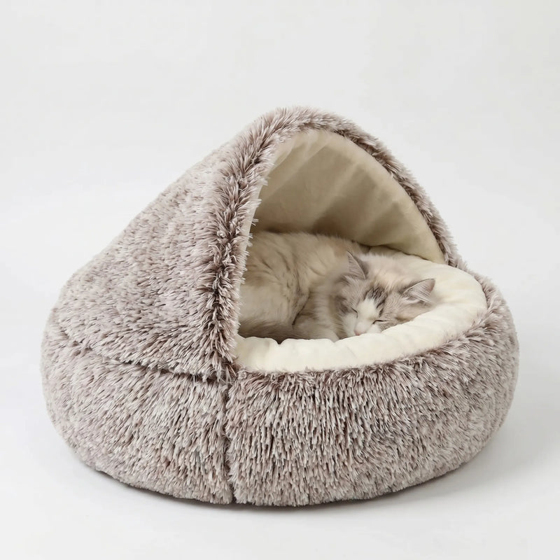 Halbgeschlossenes Kuschelbett Für Katzen -  Snugshell