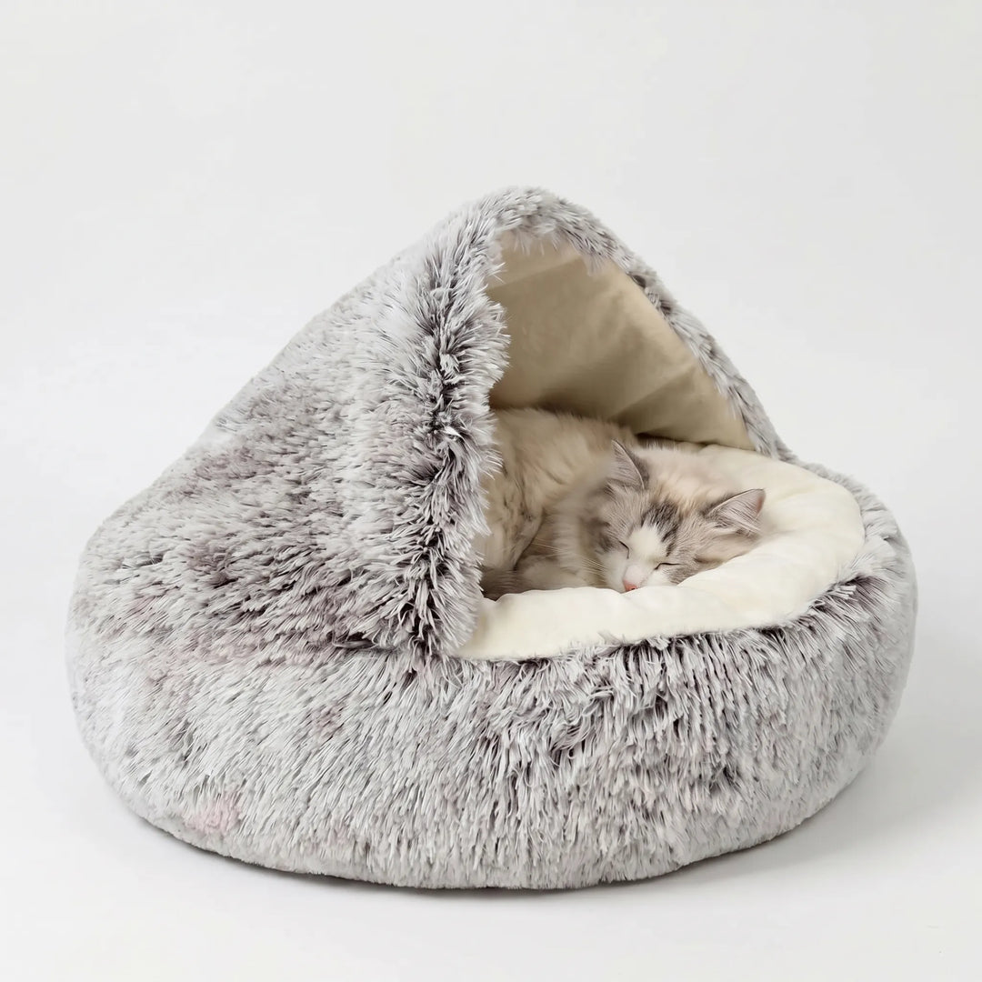 Halbgeschlossenes Kuschelbett Für Katzen -  Snugshell