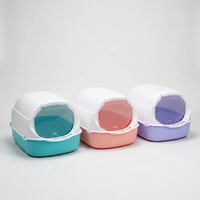 Halboffene Katzentoilette Mit Spritzschutz -  Pawvault