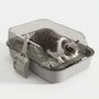 Halboffene Katzentoilette Mit Spritzschutz -  Pawvault