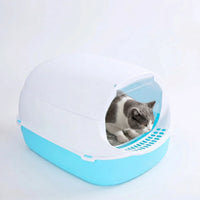 Halboffene Katzentoilette Mit Spritzschutz -  Pawvault
