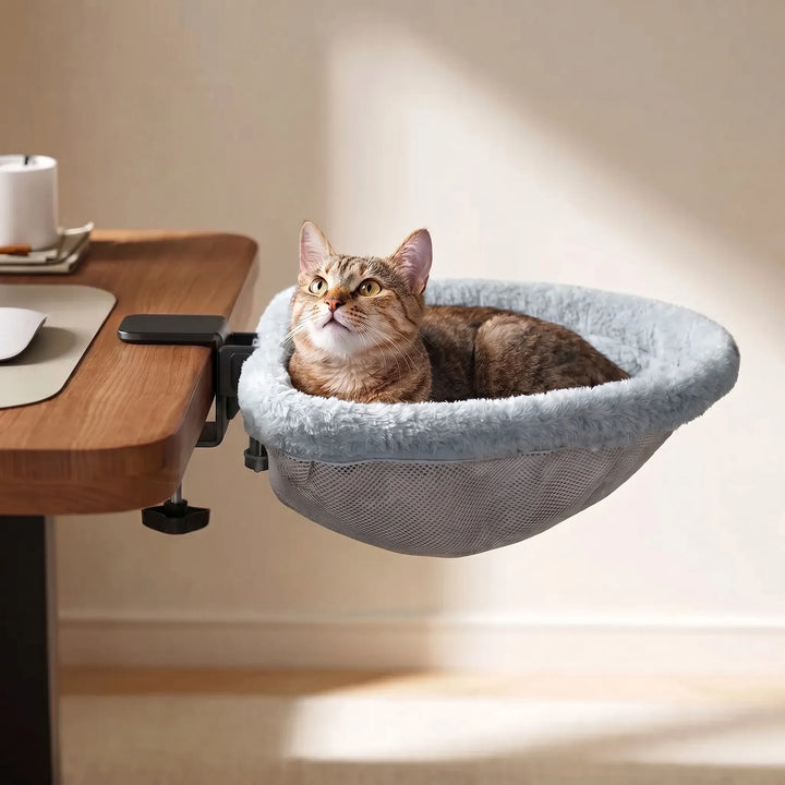 Halbrunde Schreibtischliege Für Katzen -  Snuglea