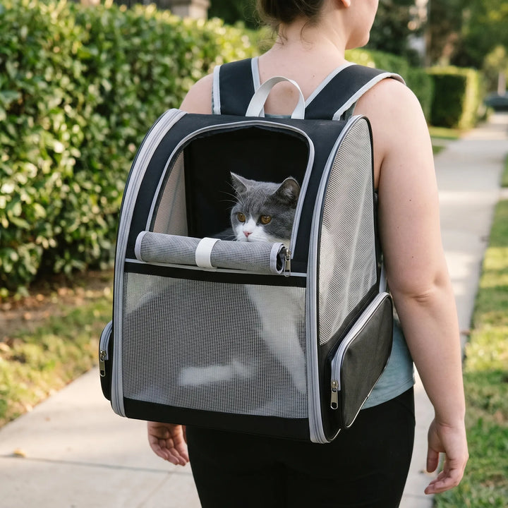 Haustierrucksack Mit Sichtfenster -  Purrvis