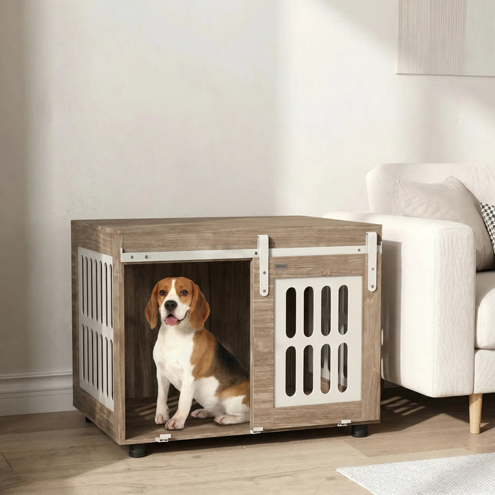 Hundebox In Möbeloptik -  Habidock