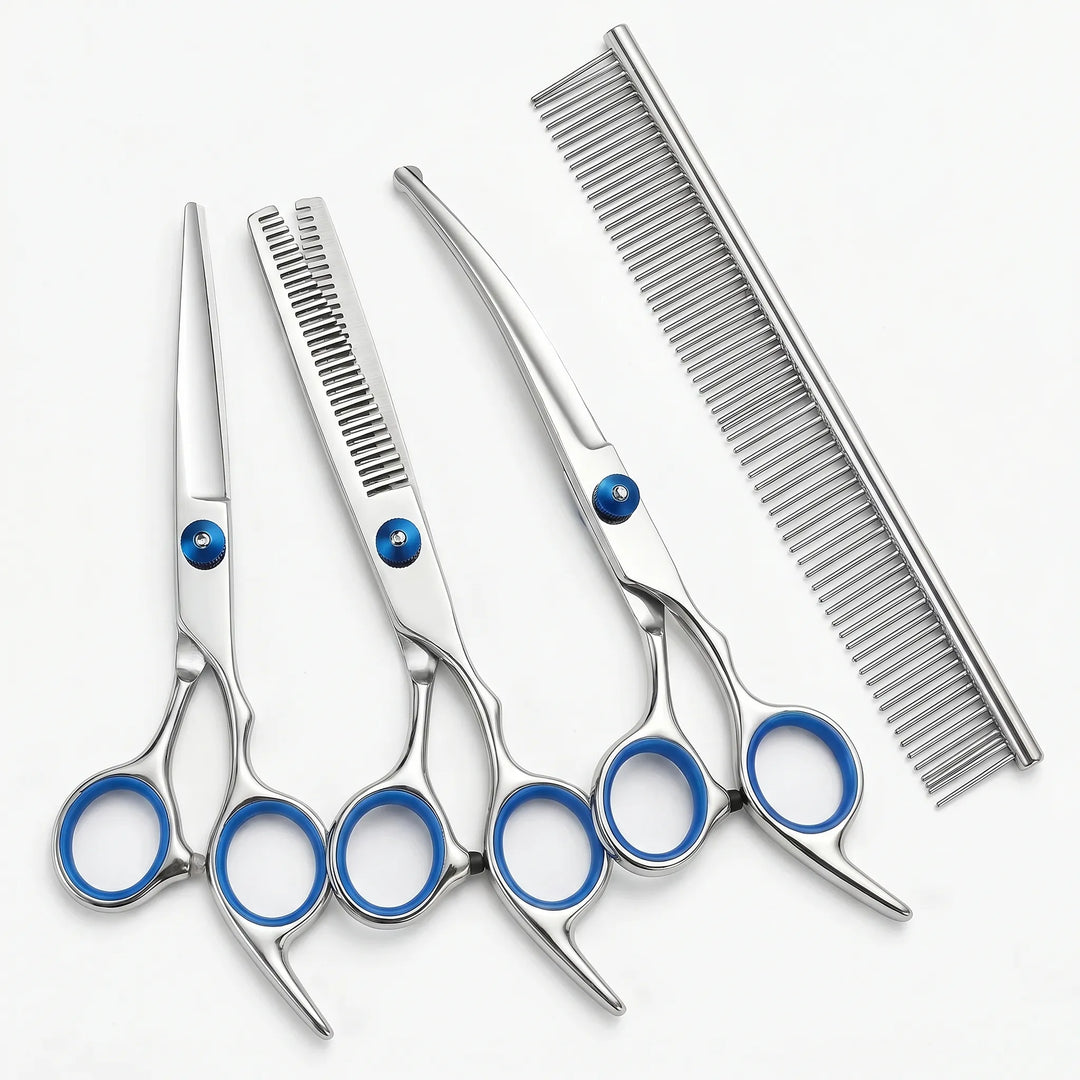 Hundefriseurschere Mit Rundkopf Für Präzision -  GroomEdge