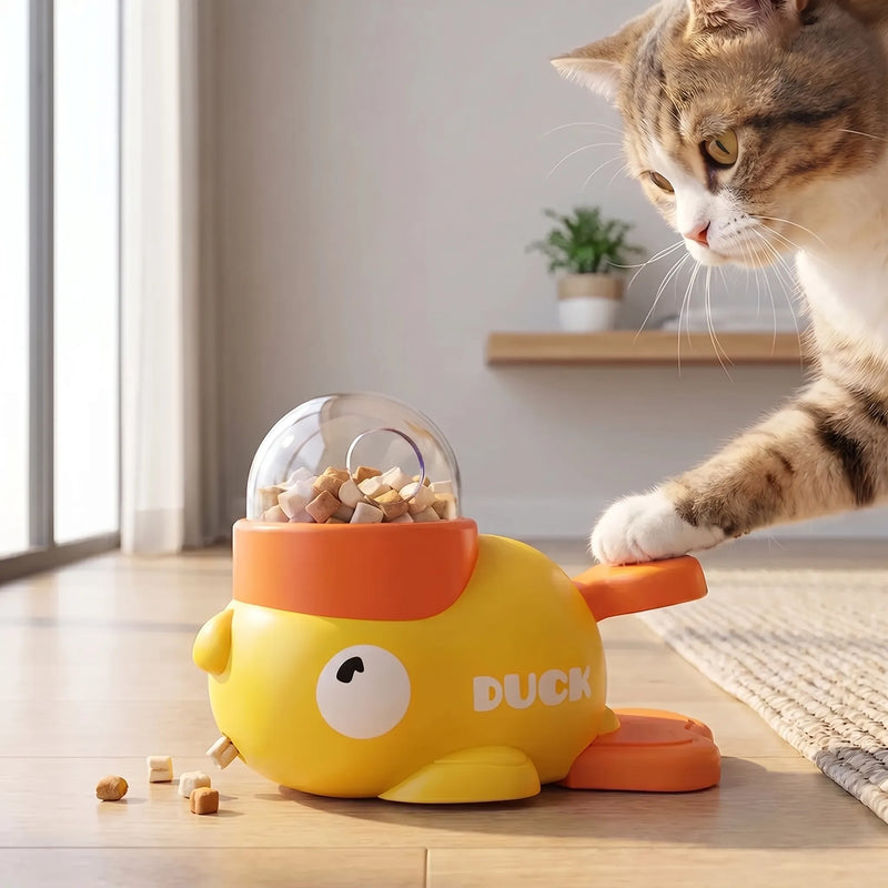 Interaktiver Enten-Futterautomat Für Haustiere -  Quackster