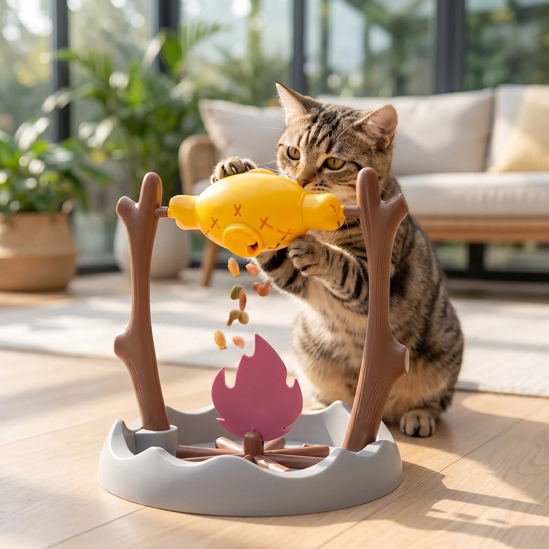 Interaktives Katzenspielzeug Im Grilloptik -  Grillpaws