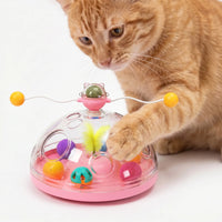 Interaktives Katzenspielzeug Mit Kugelbahn -  PawDome