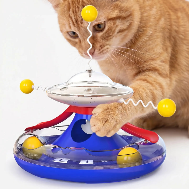 Interaktives Katzenspielzeug Mit Kugelbahn -  PawDome