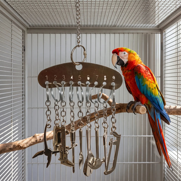 Interaktives Vogelspielzeug -  PeckTool