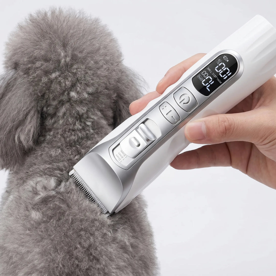 Kabelloser Tierhaarschneider Mit LCD-Display -  PawStylist