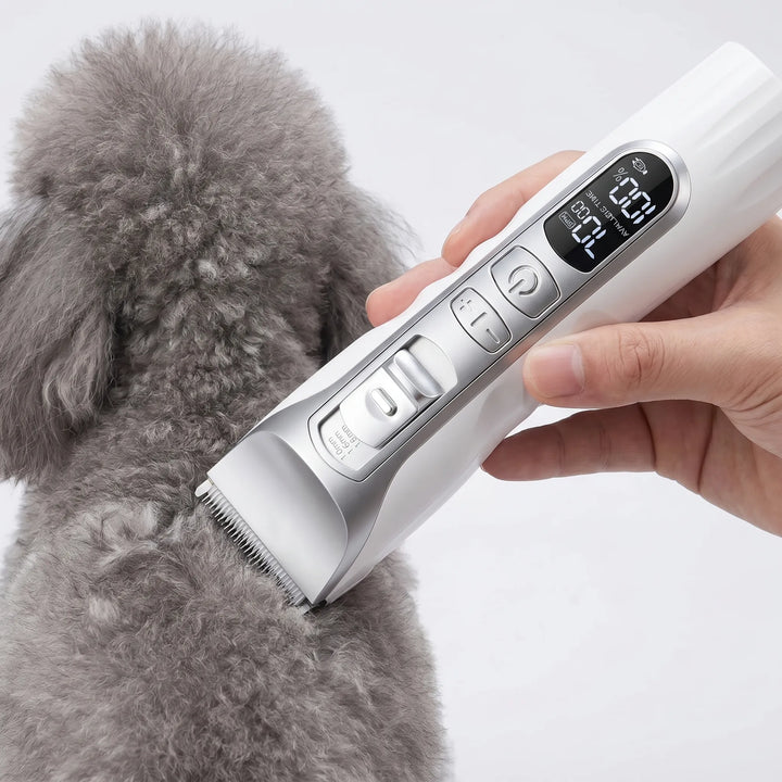 Kabelloser Tierhaarschneider Mit LCD-Display -  PawStylist