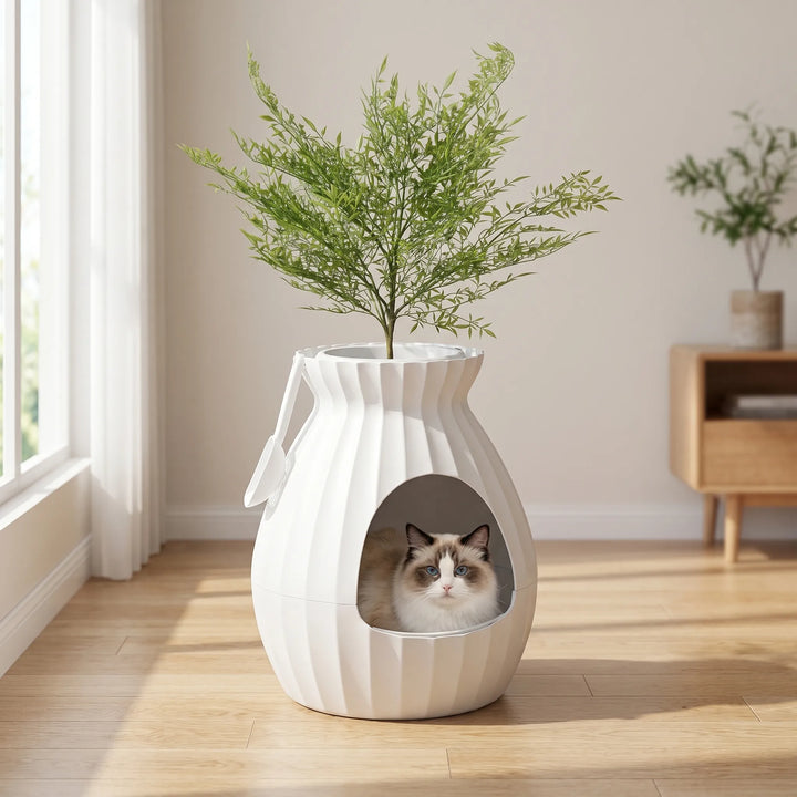 Katzentoilette In Pflanzenoptik -  Florami