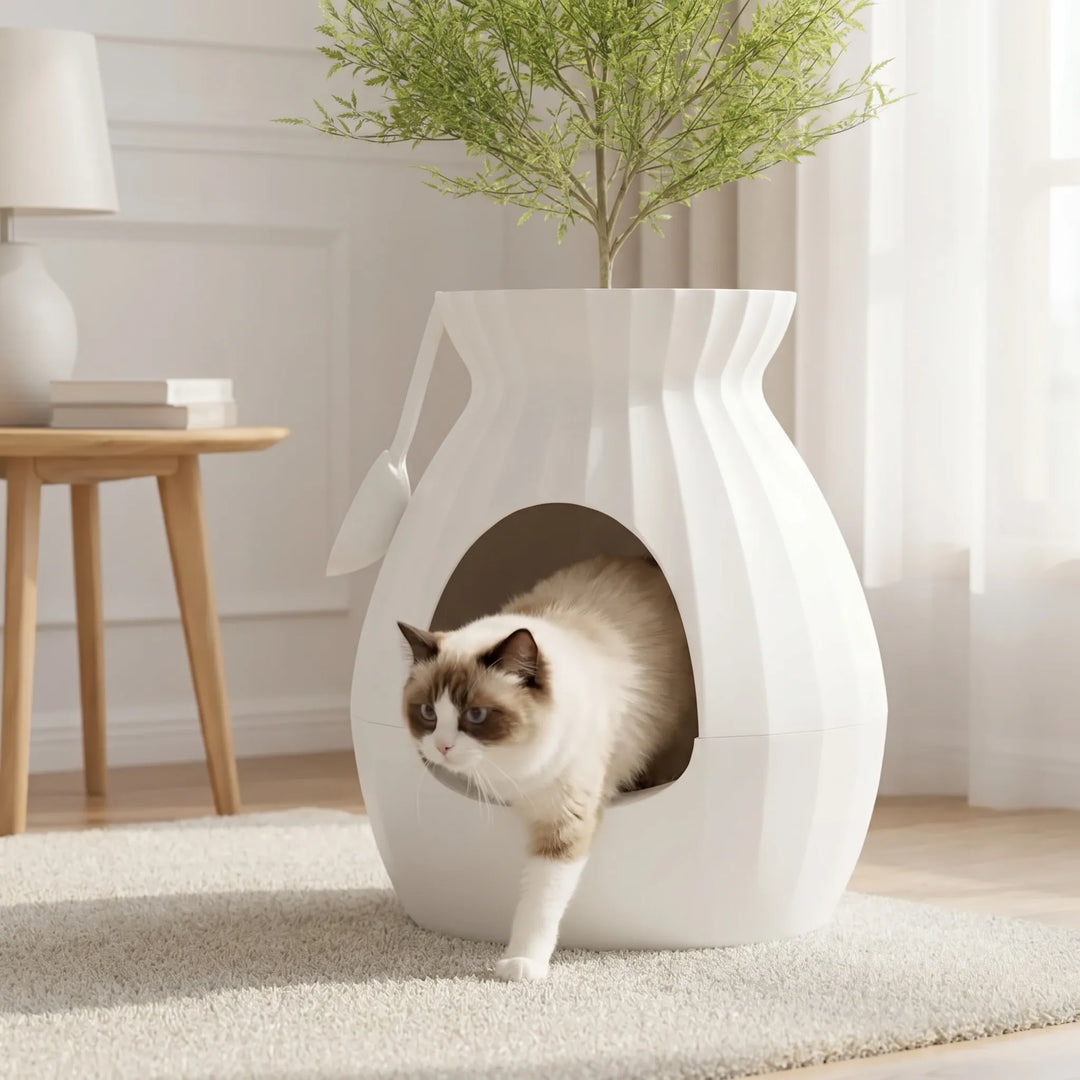Katzentoilette In Pflanzenoptik -  Florami
