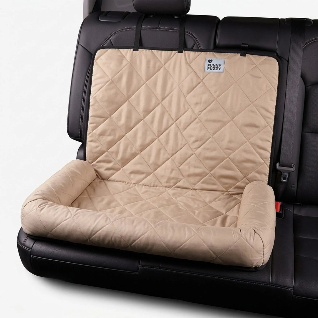 Komfortables Hundebett Für Das Auto -  Barkova