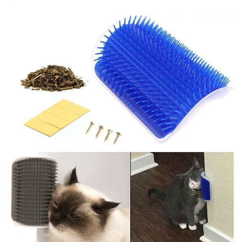 Kompakte Eckbürste Für Katzen -  Rubbex