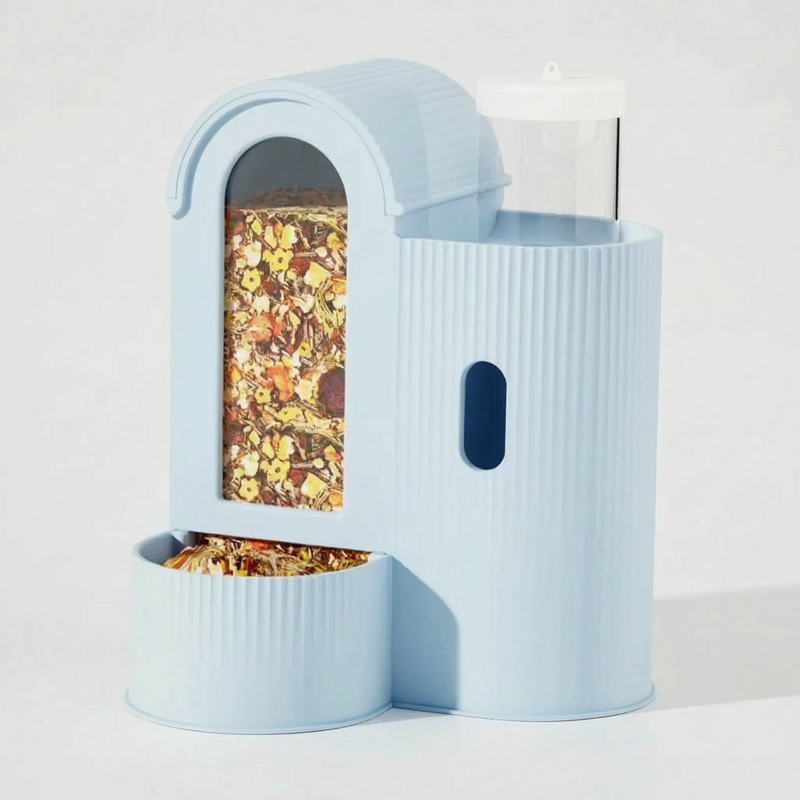 Kompakter 2-In-1 Futterautomat -  Feedily