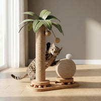 Kompakter Kratzbaum Im Palmendesign -  Scratchia