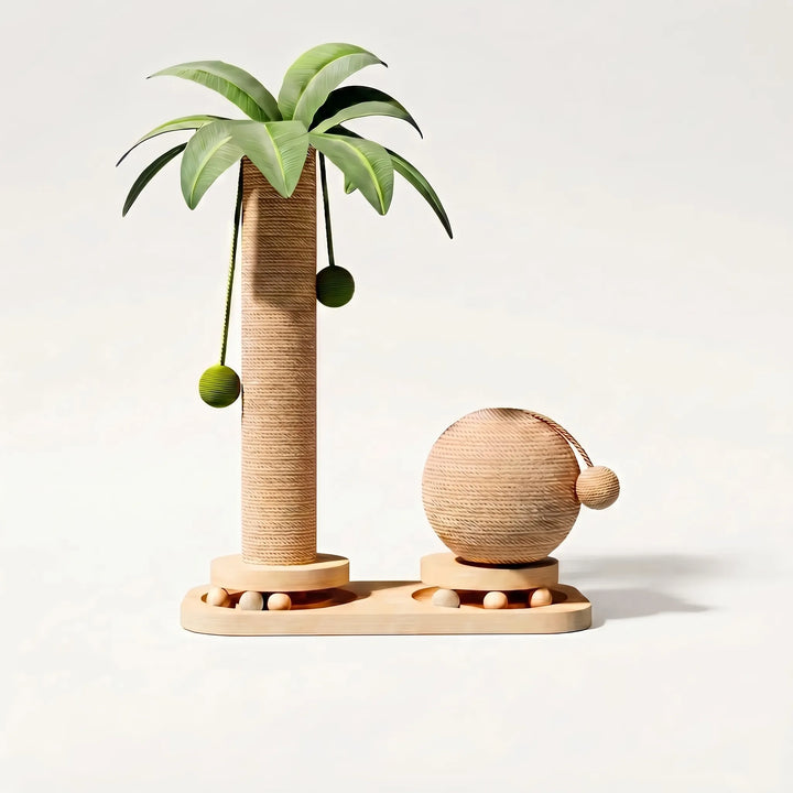 Kompakter Kratzbaum Im Palmendesign -  Scratchia