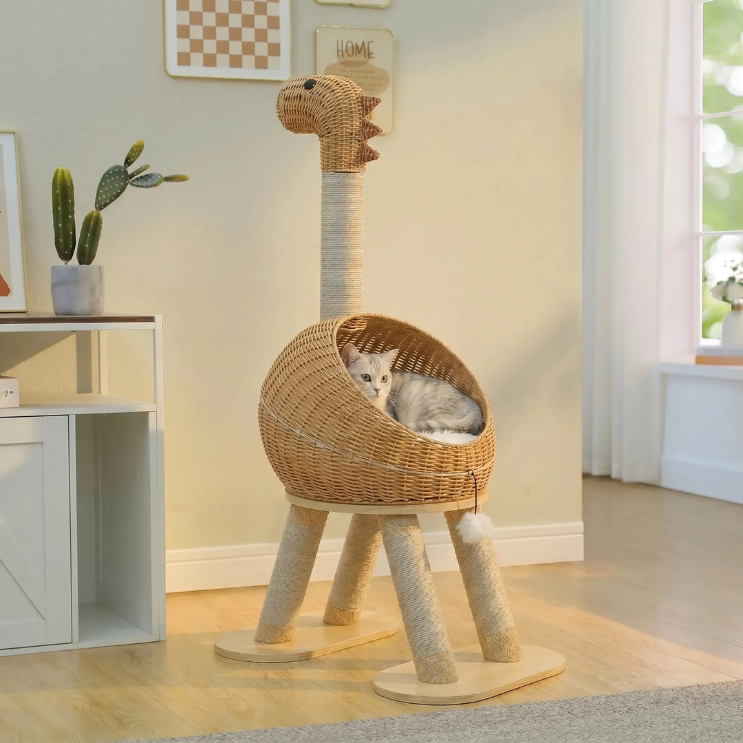 Kratzbaum Im Dinosaurier-Design -  Rexio