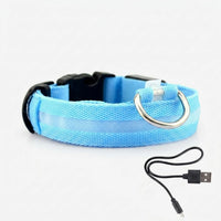 LED-Hundehalsband Aus Stoff -  Vistox