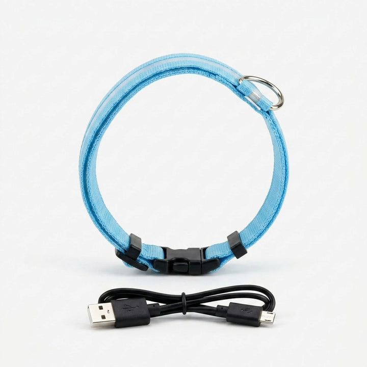 LED-Hundehalsband Aus Stoff -  Vistox