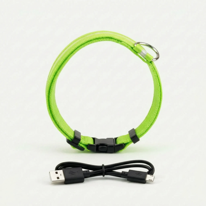 LED-Hundehalsband Aus Stoff -  Vistox