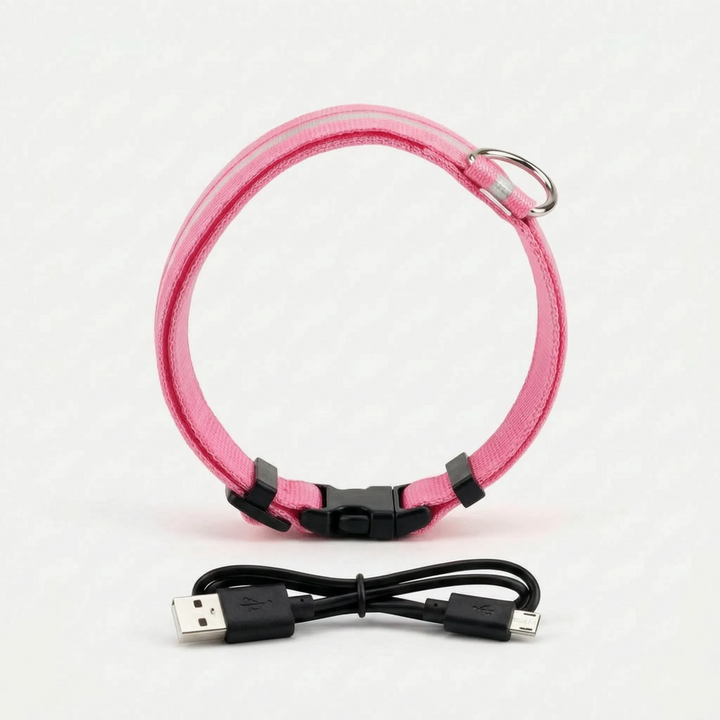 LED-Hundehalsband Aus Stoff -  Vistox