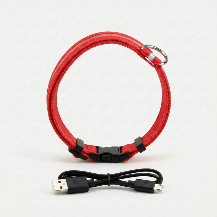 LED-Hundehalsband Aus Stoff -  Vistox