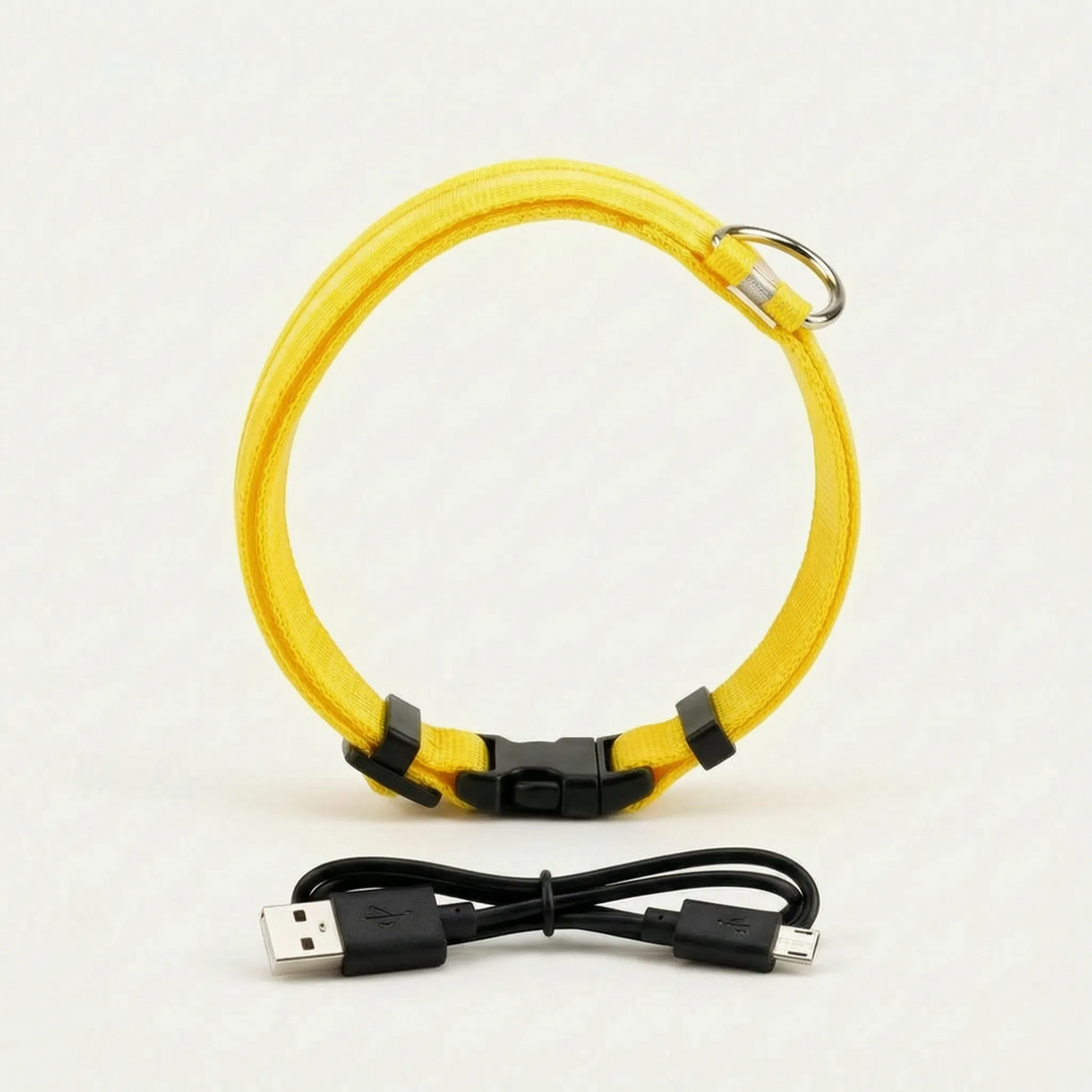 LED-Hundehalsband Aus Stoff -  Vistox