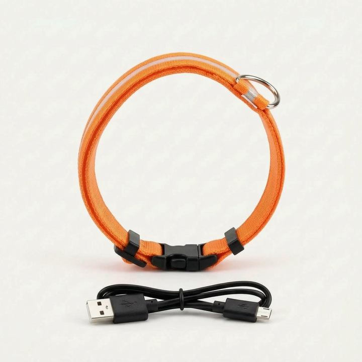 LED-Hundehalsband Aus Stoff -  Vistox