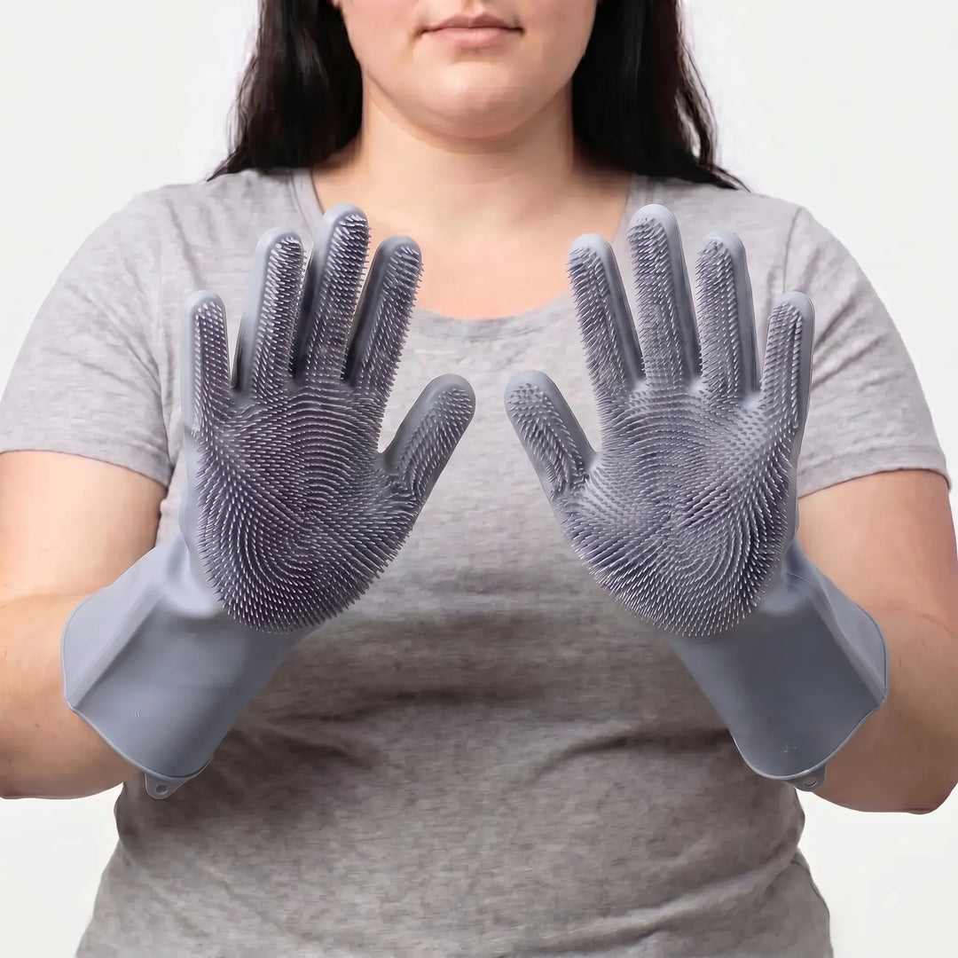 Massagehandschuh Mit Weichen Noppen Für Haustiere -  FurScrubex