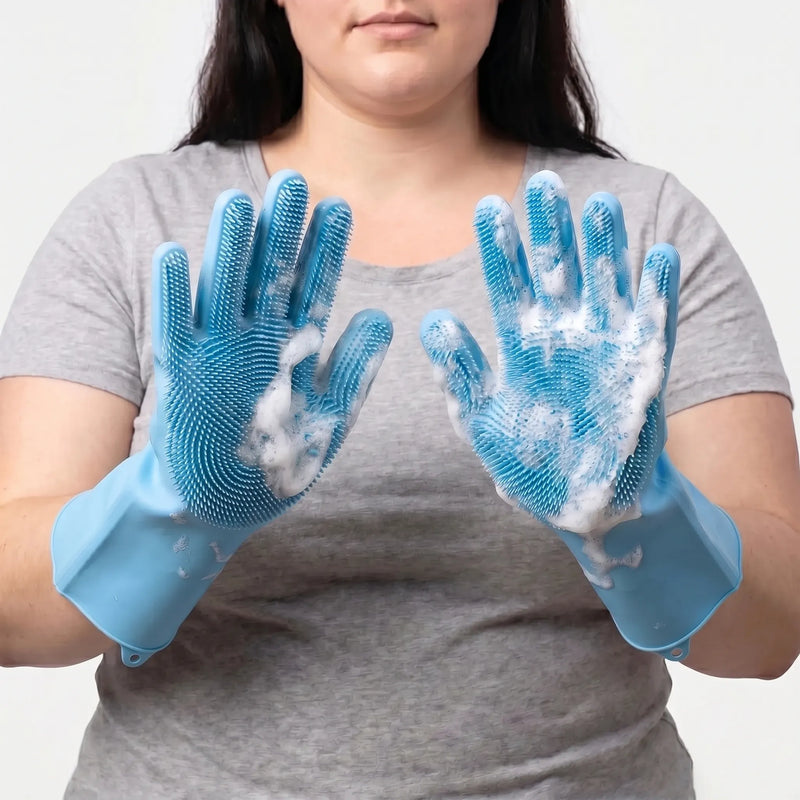 Massagehandschuh Mit Weichen Noppen Für Haustiere -  FurScrubex
