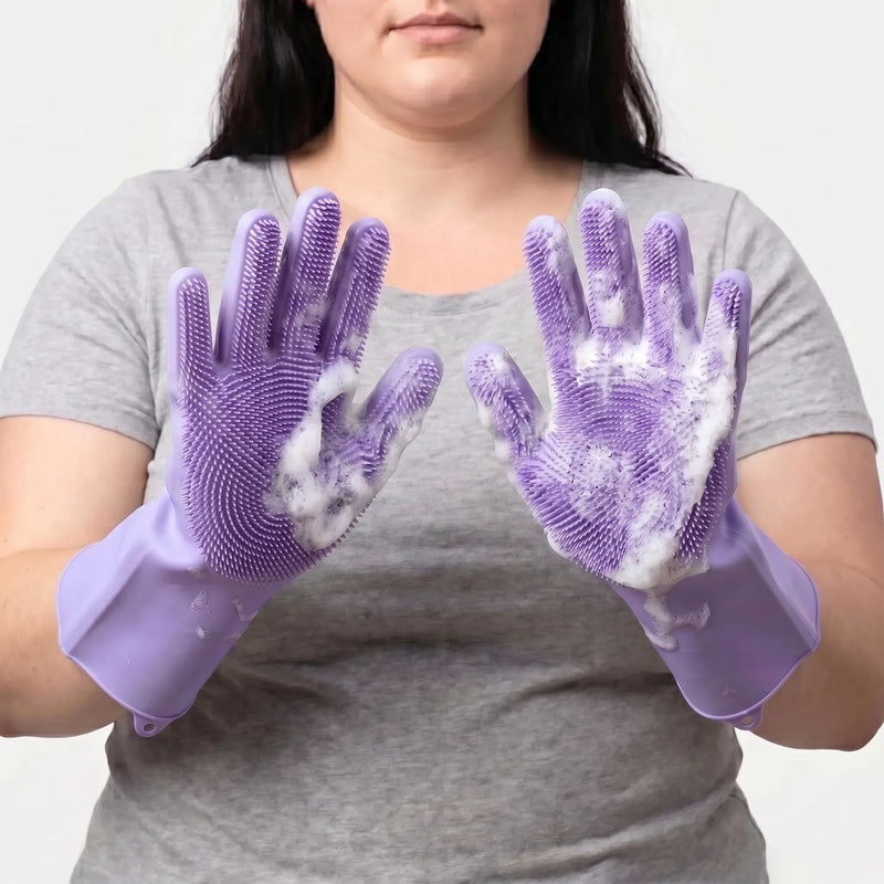 Massagehandschuh Mit Weichen Noppen Für Haustiere -  FurScrubex