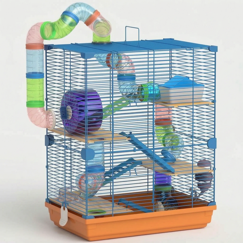 Mehrstöckiger Hamsterkäfig Mit Röhren -  Tubix