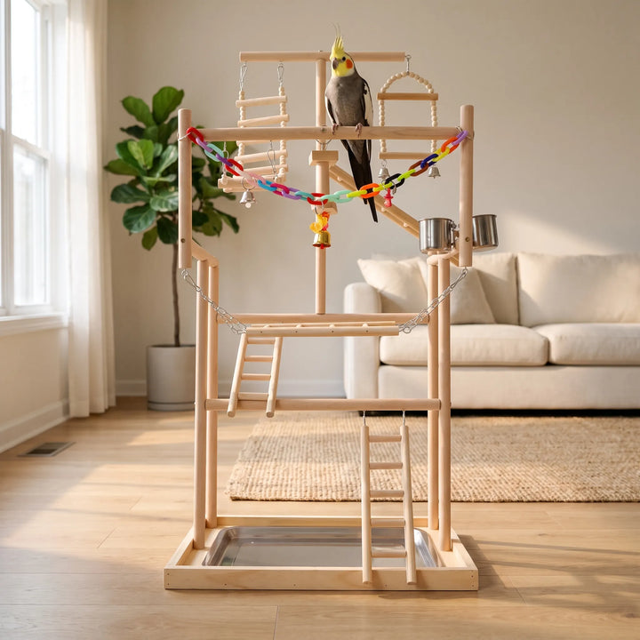 Mehrstöckiger Vogelspielplatz -  FeatherFort