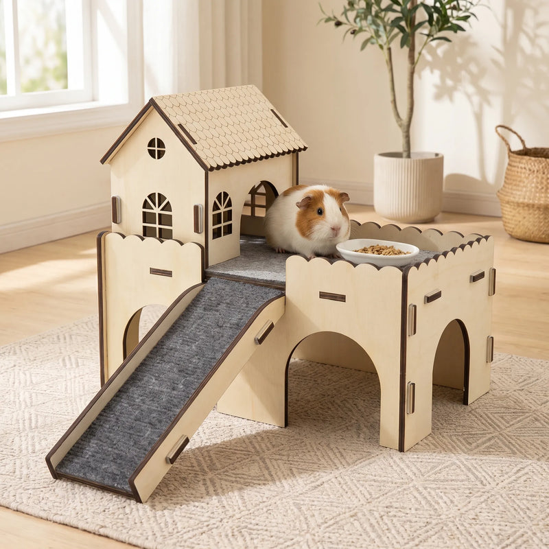 Mehrstöckiges Kleintierhaus -  Pawsy